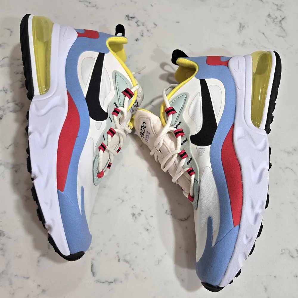 Nike Women’s SZ.9 Air Max 270 React " Bauhaus" Running Shoes AT6174-002 New - Picture 5 of 16